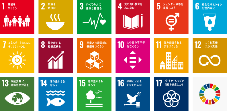 SDGsの17の目標
